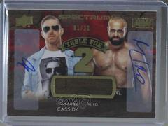 Orange Cassidy, Miro [Autograph] Wrestling Cards 2021 Upper Deck AEW Spectrum Table for 2 Relics Prices