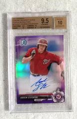 Andrew Calica [Purple Refractor] #CPA-ACA Baseball Cards 2017 Bowman Chrome Prospects Autographs Prices