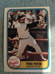 Fred Patek #283 Baseball Cards 1981 Fleer Prices