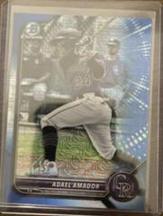 Adael Amador [Blue Refractor] #BCP-109 Baseball Cards 2022 Bowman Chrome Prospects Prices