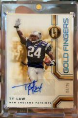 Ty Law #HS-TLA Football Cards 2022 Panini Gold Standard Fingers Autographs Prices