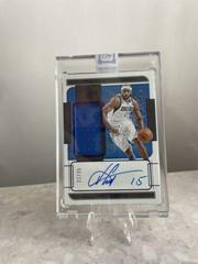 Vince Carter [Purple] #JA-VCT Basketball Cards 2021 Panini One and One Jersey Autographs Prices