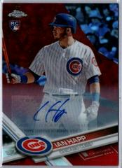 Ian Happ [Red Refractor] #RA-IH Baseball Cards 2017 Topps Chrome Rookie Autographs Prices