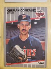 German Gonzalez #113 Baseball Cards 1989 Fleer Prices