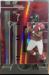 Michael Vick [Mirror Red] #4 Football Cards 2005 Leaf Certified Materials Prices