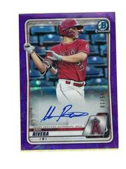 Erik Rivera [Purple] #BSPA-ERI Baseball Cards 2020 Bowman Sapphire Autographs Prices