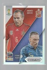 Andres Iniesta, Franck Ribery #24 Soccer Cards 2014 Panini Prizm World Cup Matchups Prices