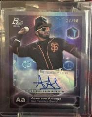 Aeverson Arteaga [Autograph] #PE-29 Baseball Cards 2022 Bowman Platinum Precious Elements Prices