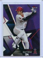 Shohei Ohtani [Purple Refractor] #100 Baseball Cards 2018 Topps Finest Prices