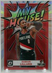 Damian Lillard #7 Basketball Cards 2020 Panini Donruss Optic My House Prices