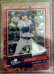 Gavin Lux [Red] Baseball Cards 2020 Panini Donruss the Rookies Prices