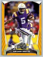 Kayshon Boutte [Gold] #23 Football Cards 2023 Leaf Draft Prices