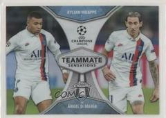 Kylian Mbappe, Angel Di Maria #TS-MD Soccer Cards 2019 Topps Chrome UEFA Champions League Teammate Sensations Prices