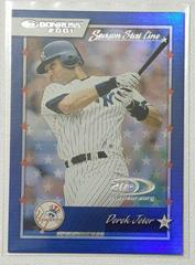 Derek Jeter [Season Stat Line] #5 Baseball Cards 2001 Donruss Prices