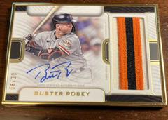 Buster Posey #FAC-BPO Baseball Cards 2023 Topps Definitive Framed Autograph Patch Collection Prices