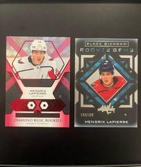Hendrix Lapierre [Ruby Double] #BDR-HL Hockey Cards 2021 Upper Deck Black Diamond Rookie Relic Prices