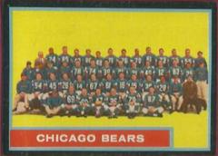 Bears Team Football Cards 1962 Topps Prices