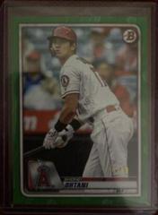 Shohei Ohtani [Green] #26 Baseball Cards 2020 Bowman Prices