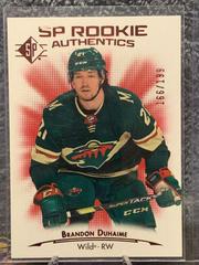 Brandon Duhaime [Red] Hockey Cards 2021 SP Prices