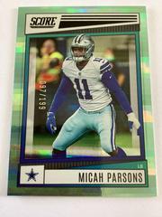 Micah Parsons [Racer] Football Cards 2022 Panini Score Prices