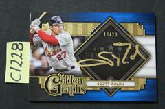 Scott Rolen [Blue] Baseball Cards 2022 Topps Five Star Golden Graphs Autographs Prices