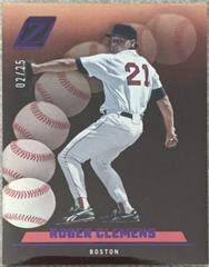 Roger Clemens [Purple] #5 Baseball Cards 2023 Panini Chronicles Zenith Prices