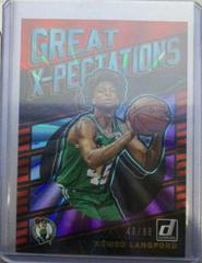 Romeo Langford [Red Laser] Basketball Cards 2019 Panini Donruss Great X-Pectations Prices