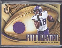 Justin Jefferson Football Cards 2022 Panini Gold Standard Plated Prices