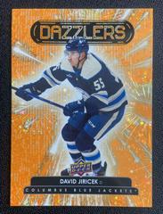 David Jiricek [Orange] Hockey Cards 2022 Upper Deck Dazzlers Prices