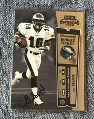 Gari Scott [Championship Ticket Autograph] Football Cards 2000 Playoff Contenders Prices