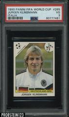 Jurgen Klinsmann #265 Soccer Cards 1990 Panini FIFA World Cup Italia Prices