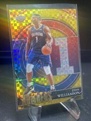 Zion Williamson [Gold Prizm] #19 Basketball Cards 2021 Panini Select Numbers Prices