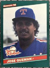 Jose Guzman #24 Baseball Cards 1986 Donruss Rookies Prices