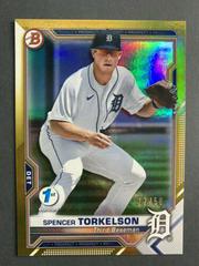 Spencer Torkelson [Gold Foil] #BFE-96 Baseball Cards 2021 Bowman 1st Edition Prices