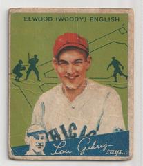 Elwood English #50 Baseball Cards 1934 World Wide Gum Prices