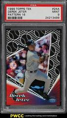 Derek Jeter [Pattern 16] #24A Baseball Cards 1999 Topps Tek Prices