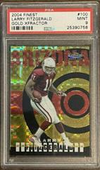 Larry Fitzgerald [Gold Xfractor] #100 Football Cards 2004 Topps Finest Prices
