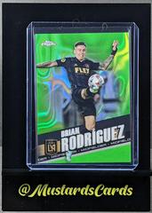 Brian Rodriguez [Neon Green Lava] Soccer Cards 2022 Topps Chrome MLS Prices