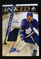 Auston Matthews [Patch] Hockey Cards 2021 SP Game Used Inked Sweaters Autograph Prices