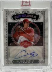 Shohei Ohtani [Silver] #SS-SO Baseball Cards 2022 Panini Three and Two Superstar Signatures Prices