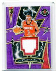 Jalen Green [Purple Prizm] Basketball Cards 2021 Panini Select Sparks Prices