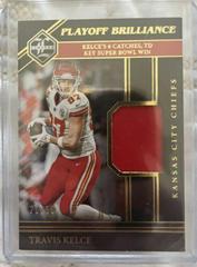 Travis Kelce #9 Football Cards 2023 Panini Limited Playoff Brilliance Prices