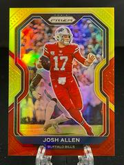 Josh Allen [Red and Yellow Prizm] Football Cards 2020 Panini Prizm Prices