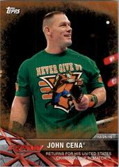 John Cena [Bronze] Wrestling Cards 2017 Topps WWE Road To Wrestlemania Prices