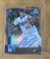 Frankie Montas [Orange Refractor] Baseball Cards 2016 Bowman Chrome Autograph Rookies Prices
