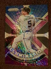 Freddie Freeman [Shimmer Prizm] #IL-9 Baseball Cards 2021 Panini Prizm Illumination Prices