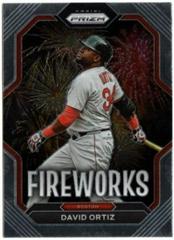 David Ortiz Baseball Cards 2023 Panini Prizm Fireworks Prices