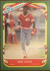 Eric Davis Baseball Cards 1987 Fleer Star Stickers Prices