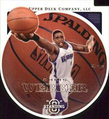 Chris Webber Die Cut, Embossed #67 Basketball Cards 2003 Upper Deck Standing O Prices