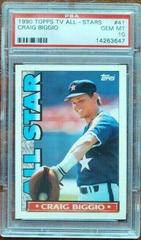 Craig Biggio #41 Baseball Cards 1990 Topps TV All Stars Prices